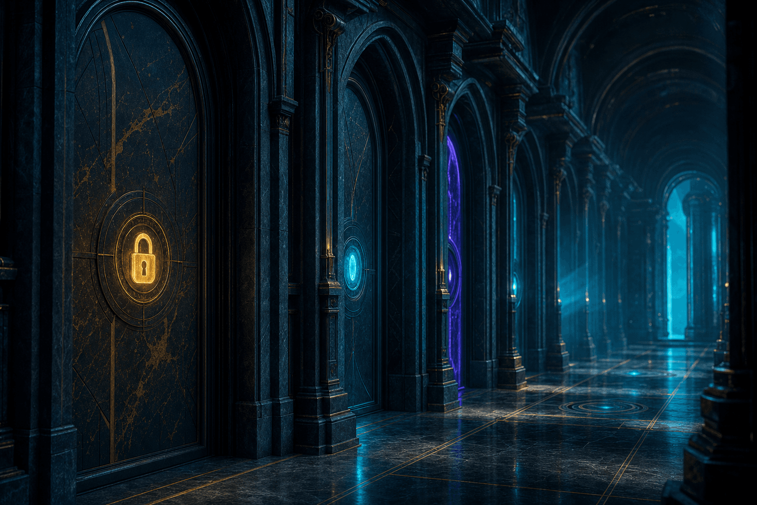 Governed rooms behind separate doors
